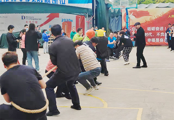 东升国际科技2022年春季拔河比赛