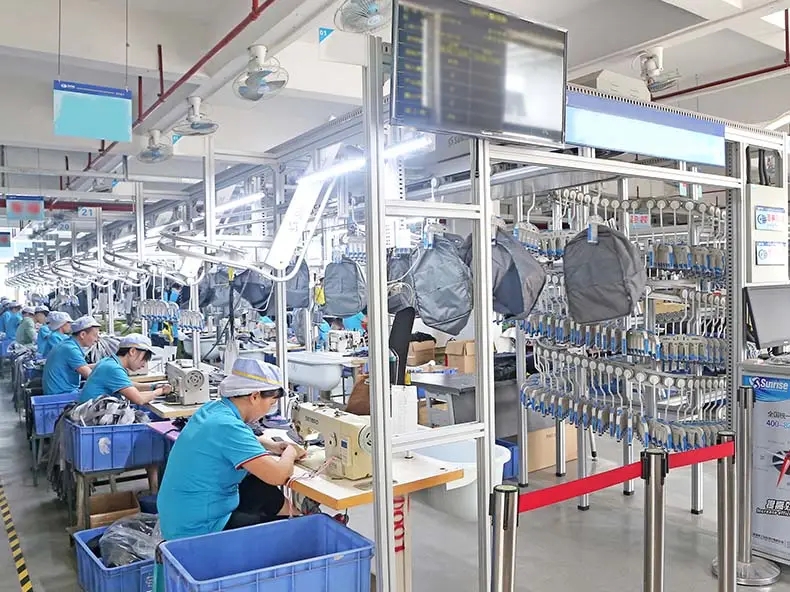 东升国际科技背包智能制造工厂-降本增效